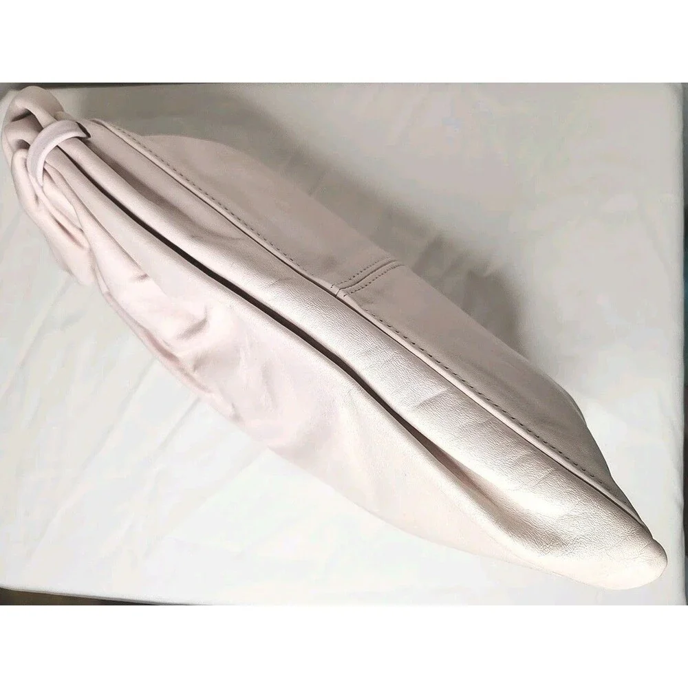 Albi Pink Leather Purse Buttery Soft Medium Clutch